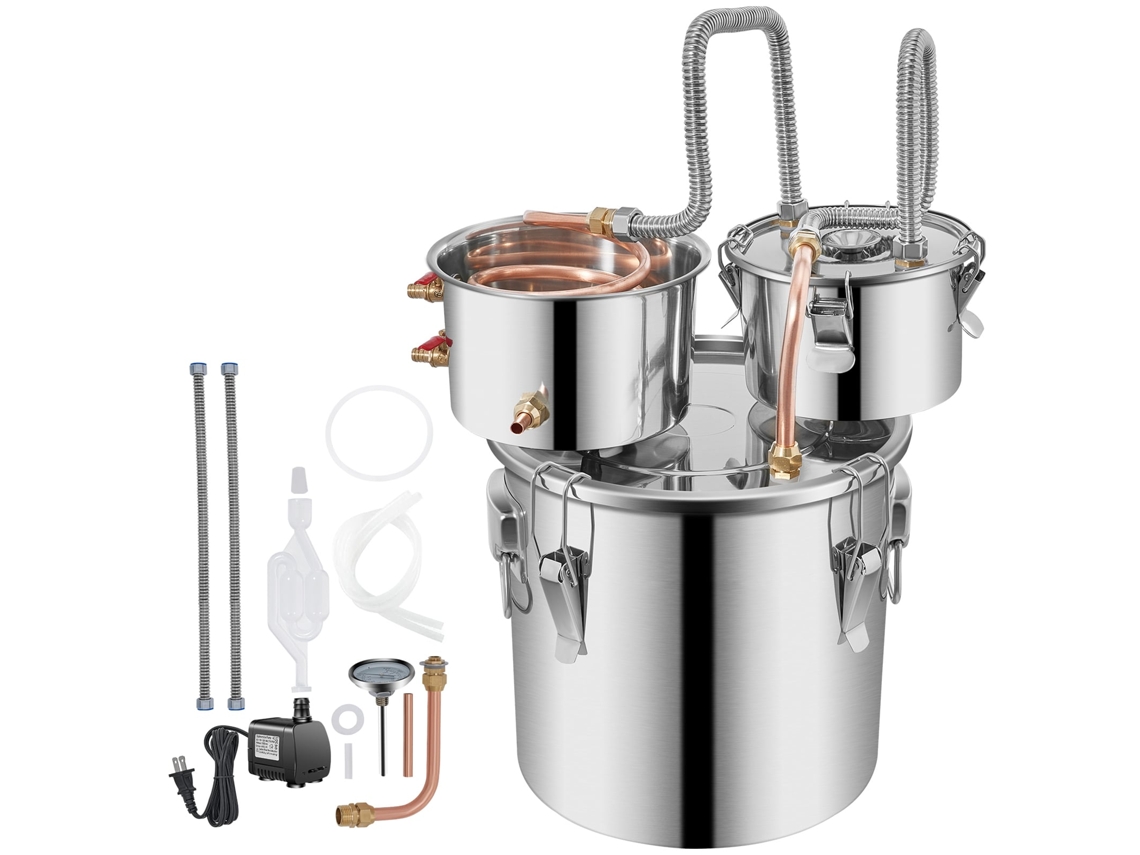 Destilador de Água 12 3 L Máquina Destilada Doméstica Filtro Purificador Destilação em Aço Inoxidável Water Distiller Pura