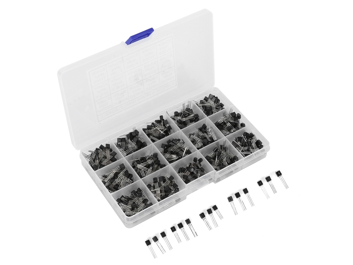 Kit De Transistores Npn/pnp Laxiscreed Com 600 Peças Para Projetos De Eletrónica