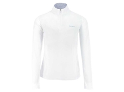 Camiseta de Manga Comprida Mesh Branco Xlequitheme