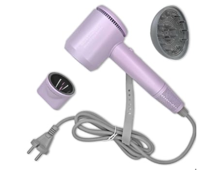 Secador Iónico Com Necessaire Roxa Marshmallow