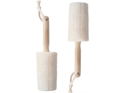 Lurelia Conjunto De 2 Escovas Para Costas Para Duche, Bucha Natural, Massagem Suave E Limpeza Profunda