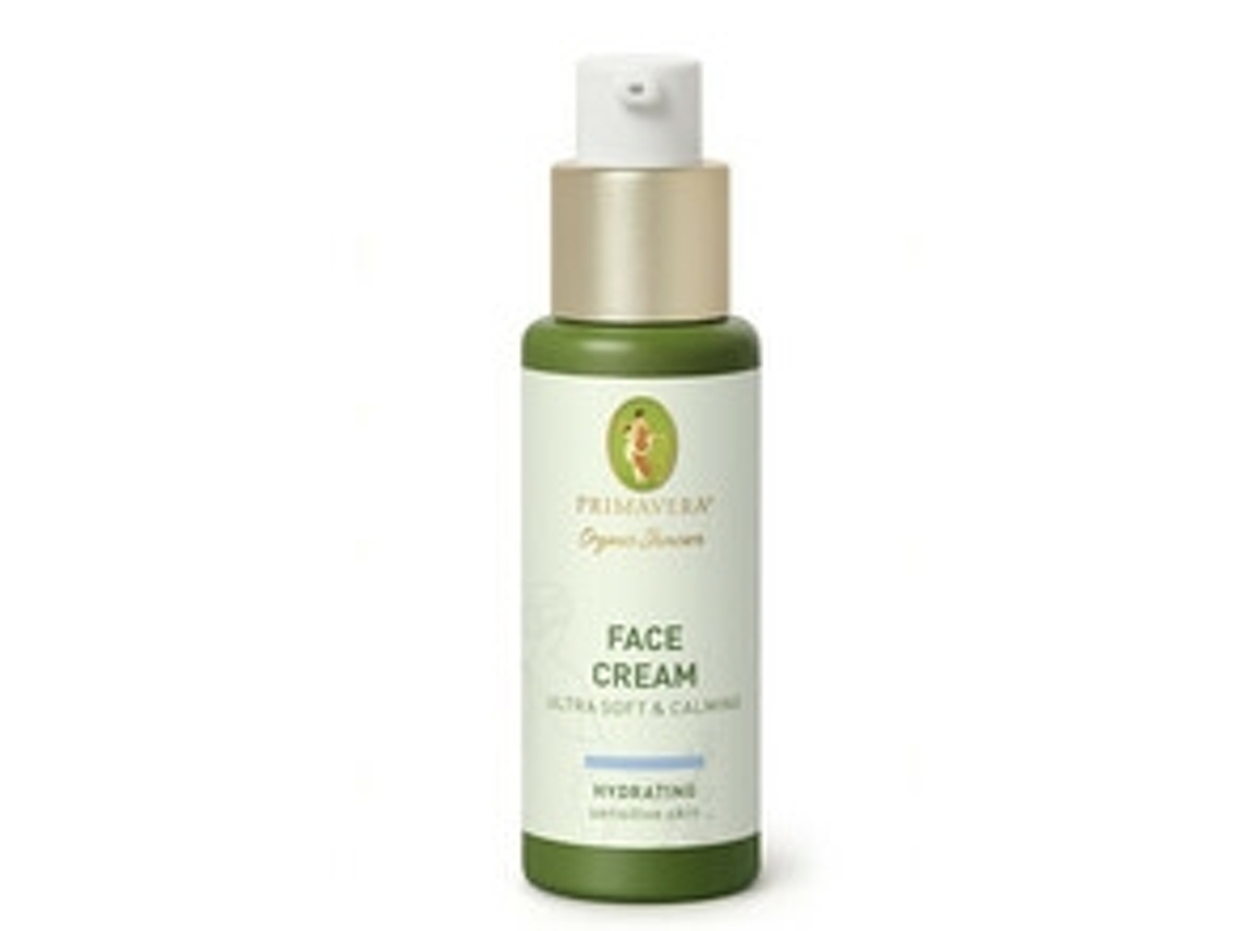 PRIMAVERA Ultra Soft & Calming Face Cream Pleťový Krém Pro Normální a Citlivou Pleť 30Ml