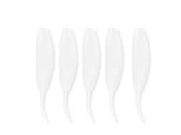 Soft Bait (lifelike Fish Lure, Lure Fishing) 9cm/8g Fat Flying Pupa Potato Bee Pupa Lure Soft Bait 5 Pieces Per Pack White