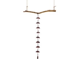 Correntes de Chuva Correntes Decorativas para Calhas, em Ferro com Acabamento em Cobre Antigo, com um Elegante Design CHABERLU