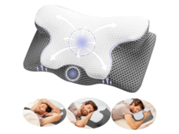 Lurelia Travesseiro Cervical, Espuma Viscoelástica, Ergonómico, Ortopédico, Capa Lavável, Para Dormir De Lado