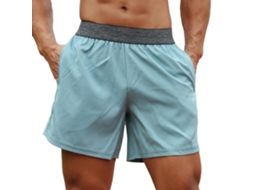 Bermudas Esportivas com Cintura Elástica e Bolso para Corrida | S/MARCA
