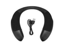 Player Mp4 T3 Bluetooth 4.2 Com Tela 1.8 Polegadas E Fone De Ouvido Colar Portátil Preto