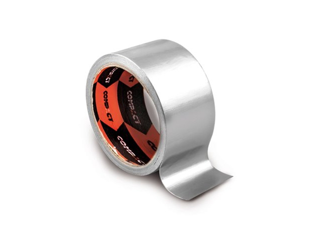 Fita Adesiva Prateada Compacta 50Mm X 10M