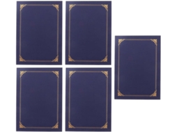 Kichouse Capas De Certificado Azul Para Proteção E Diplomas De Ranger E Documentos Em Papel Lote De 5