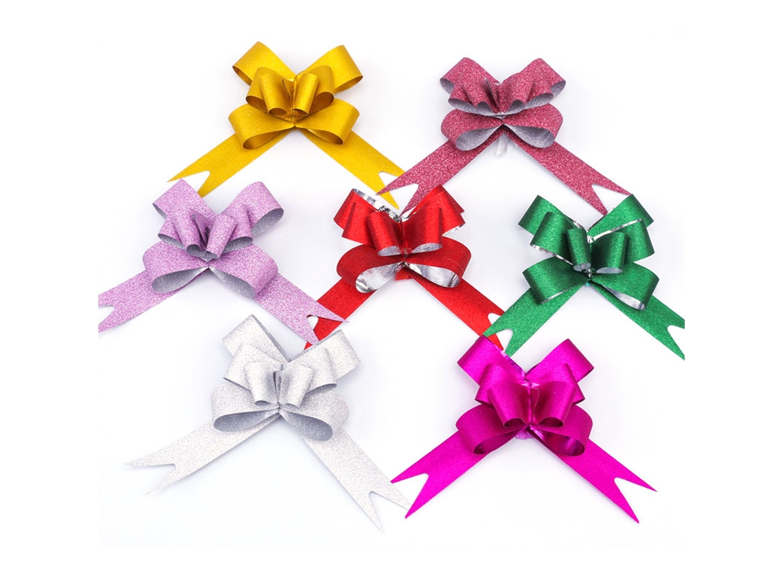 Lacos de Presente Coloridos 50pcs para Casamentos Festas