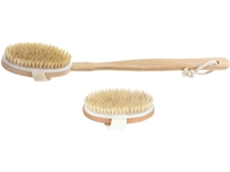 Lurelia Kit De 2 Escovas Para Costas De Cuidado Corporal, Escovagem A Seco, Massagem Suave E Portátil