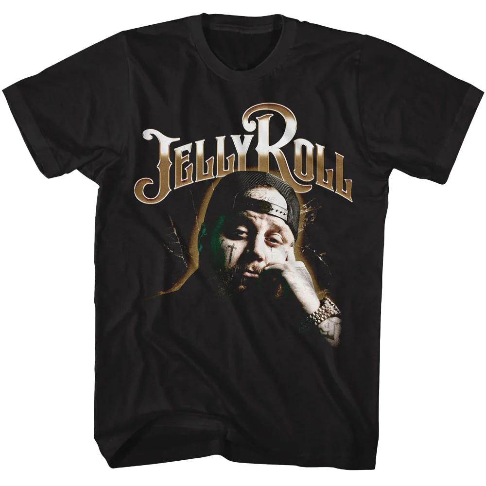 Jelly Roll Thinker T-shirt Unisex Rockinstone Size:xl