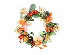 Easter Garland Rattan Artificial Decoration Door Pendant CHABERLU