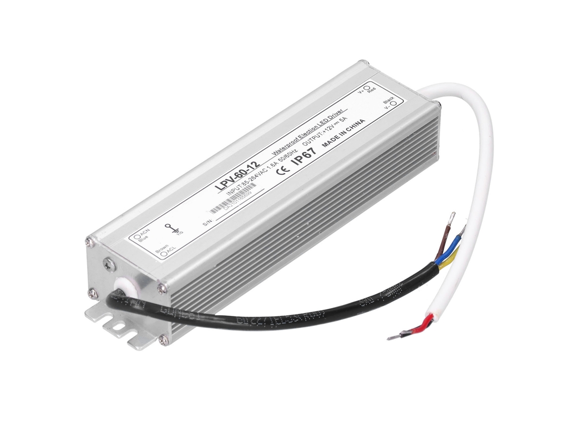 Laxiscreed Driver Led 60w À Prova D'água Para Iluminação De Alumínio Resistente
