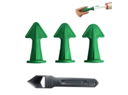 Conjunto de 4 ferramentas de vedação S/MARCA com bico e espátula