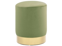 Vidaxl Banco 28 X 36 Cm Veludo Mostarda E Dourado