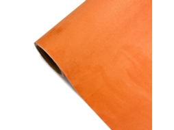 Remendo Autoadesivo Tecido Camurça 50x140cm - Laranja - Eifson