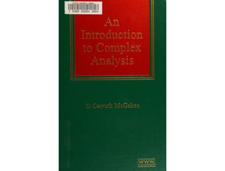 Livro An Introduction to Complex Analysis de O. Carruth McGehee (Inglês)
