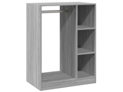 Roupeiro Vidaxl Derivados De Madeira Cinzento Sonoma (74x48x102 Cm)