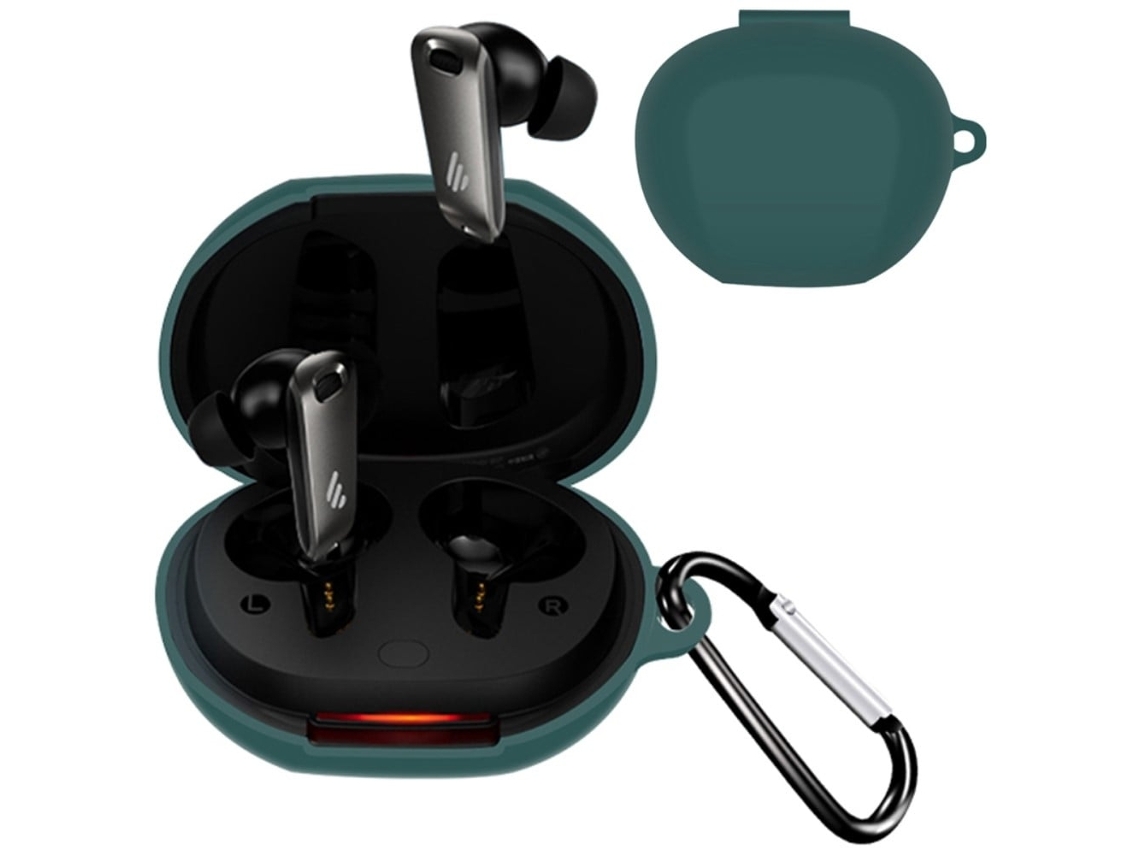 Capa De Silicone Com Fivela Para Edifier Neobuds Pro Verde Meia Noite Brilvibera