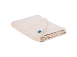 Manta Decorativa Infantil Beliani Gaidar De Algodón Beige 130x170