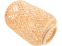 Luminária De Teto Vintage Leve Em Bambu Para Sala De Estar.