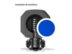 Filtro De Espuma Para Microfone Com Ponto Focal Para Isolar O Ruído Ambiente.