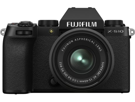 Kit Máquina Fotográfica FUJIFILM ML X-S10 + XC15-45mm (APS-C)