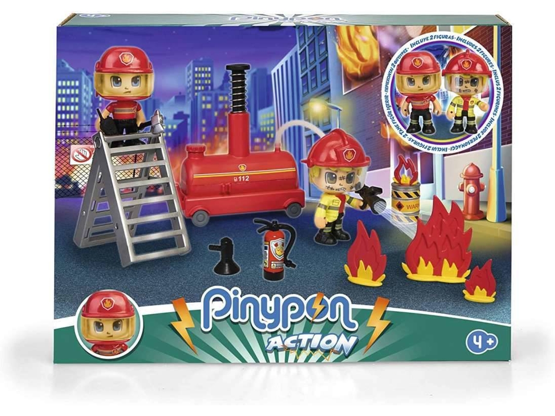 Pinypon Action Bomba De Agua e 2 Bomber (3 anos - 30 x 6 x 20 cm)