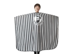 Capa para Corte de Cabelo de Barbeiro Vestido de Cabeleireiro Profissional com Fecho de Pressão JEDBESETZT