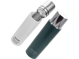 Healeved Conjunto De 2-escovas Cabelo Em Abs Tamanho Viagem Para Cachos, Massagem No Couro Cabeludo, Portáteis Para Casa