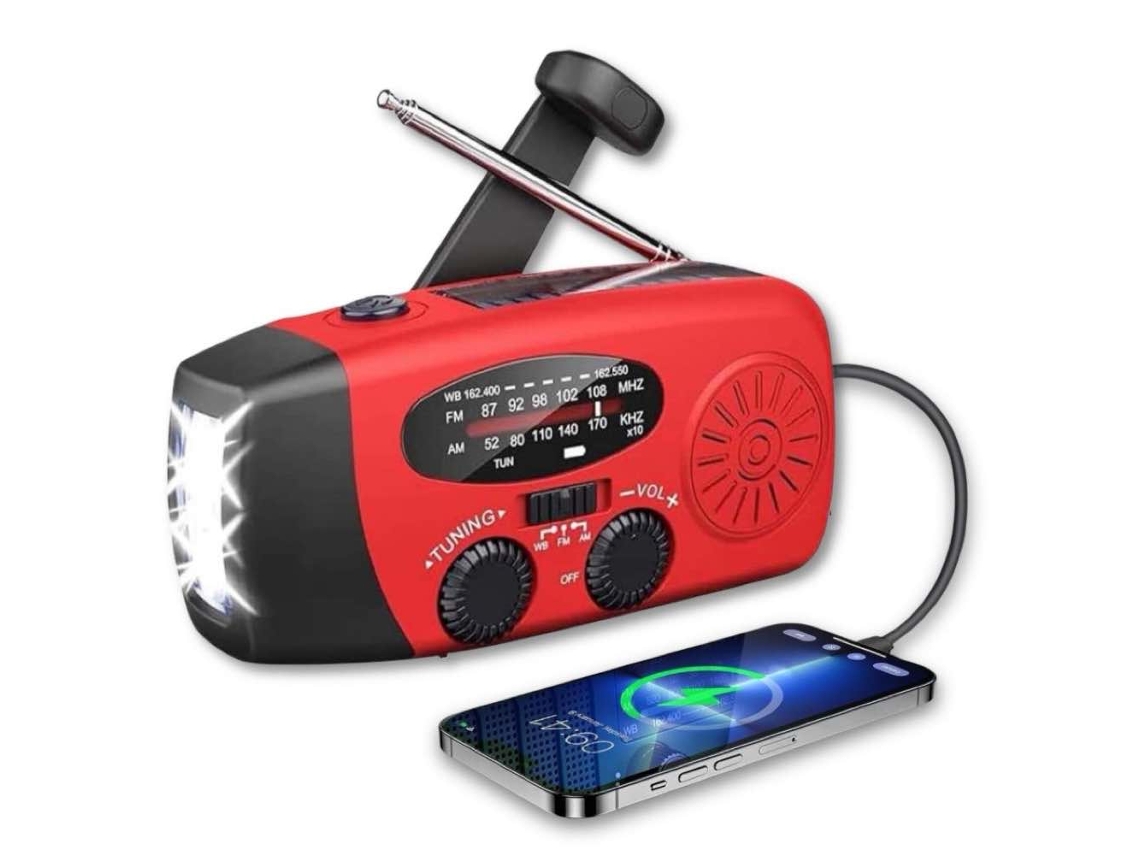 Rádio Web com Células Solares e Bateria Externa de 2000mah AQUAFORGE