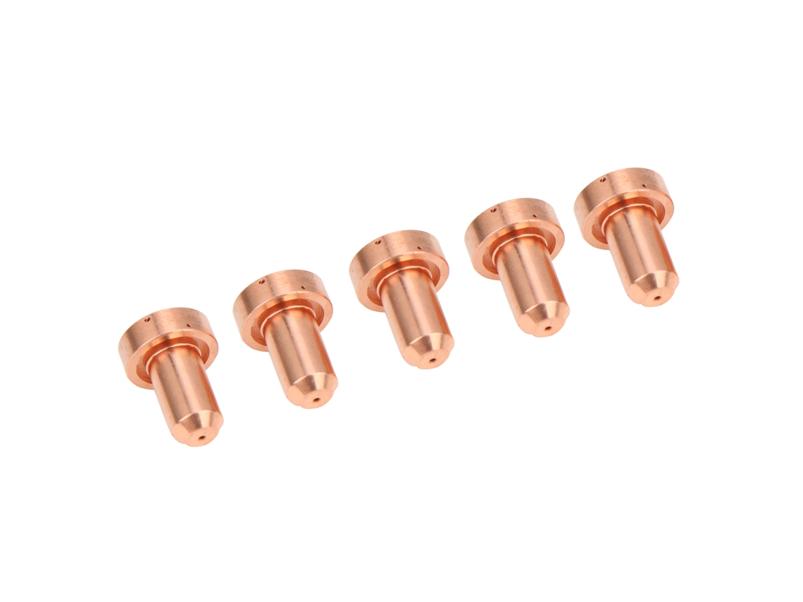 Kit de 5 peças de consumíveis de plasma para corte de bicos de cobre, peças de hardware industrial 9-8208
