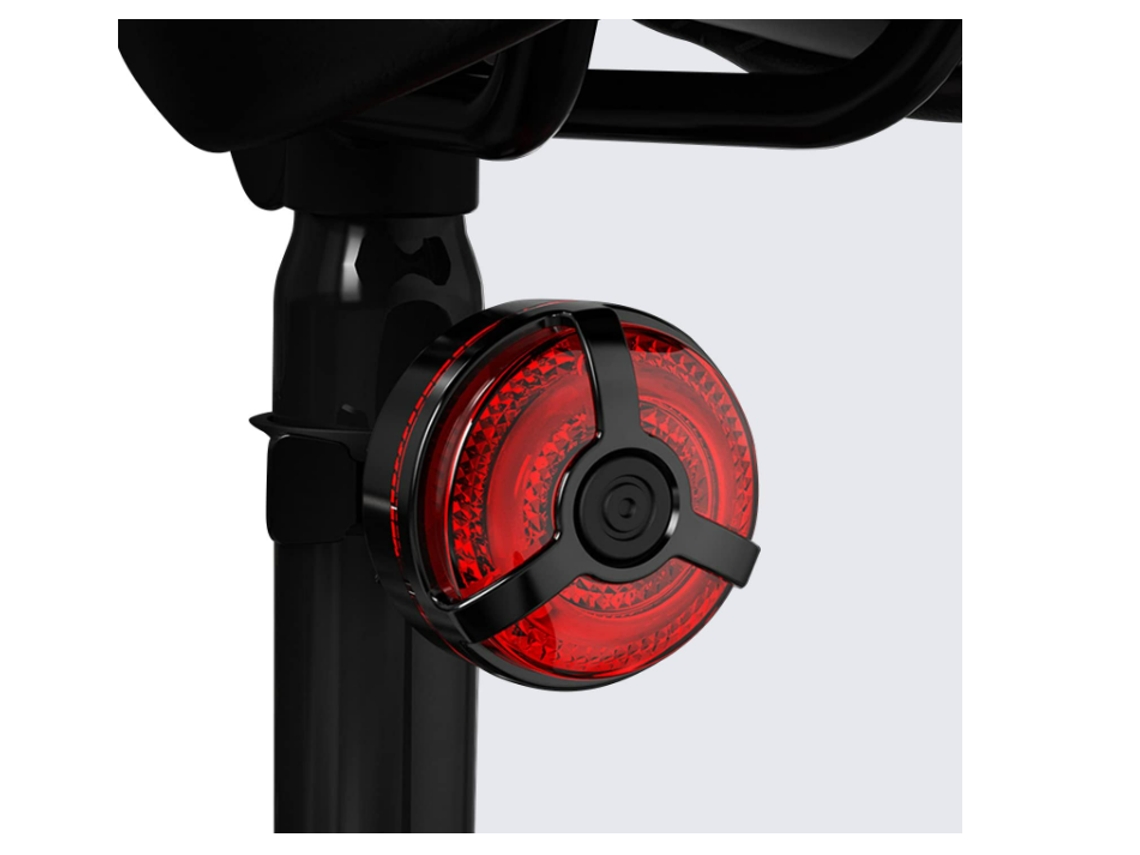 Luz Traseira Bicicleta 270° 5modos Ipx8 Preta Yizhood
