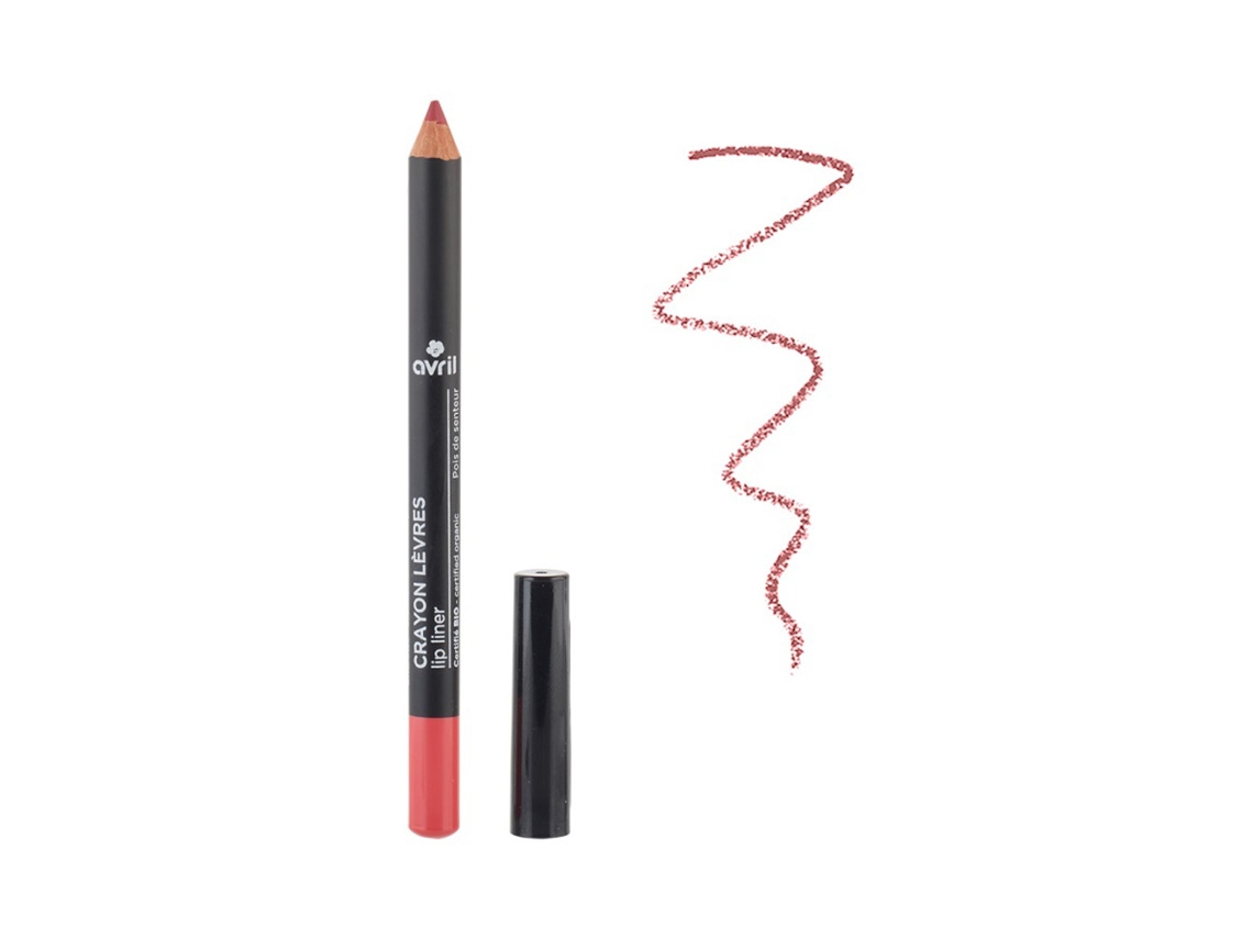 Contorno labial com giz orgânico certificado - Old Rose AVRIL