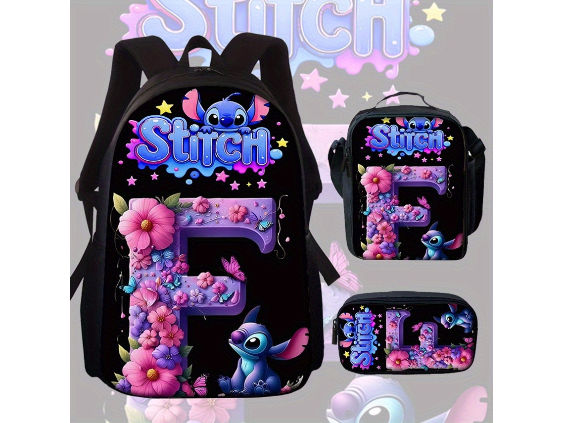 Mochila Escolar, Modelo Para, Estampa De Desenho Animado Para Estudantes