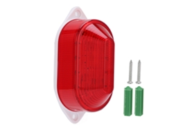 Pequena Luz De Aviso Sonora E Luminosa, Buzzer Led, 24v