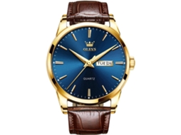 Lurelia Relógio Masculino, Movimento De Quartzo, Data/calendário, Luminoso, 9 Mm, 0,35 Polegadas, 38 Mm, 1,49 Polegadas, 8,66 Polegadas, 20 Mm, Couro