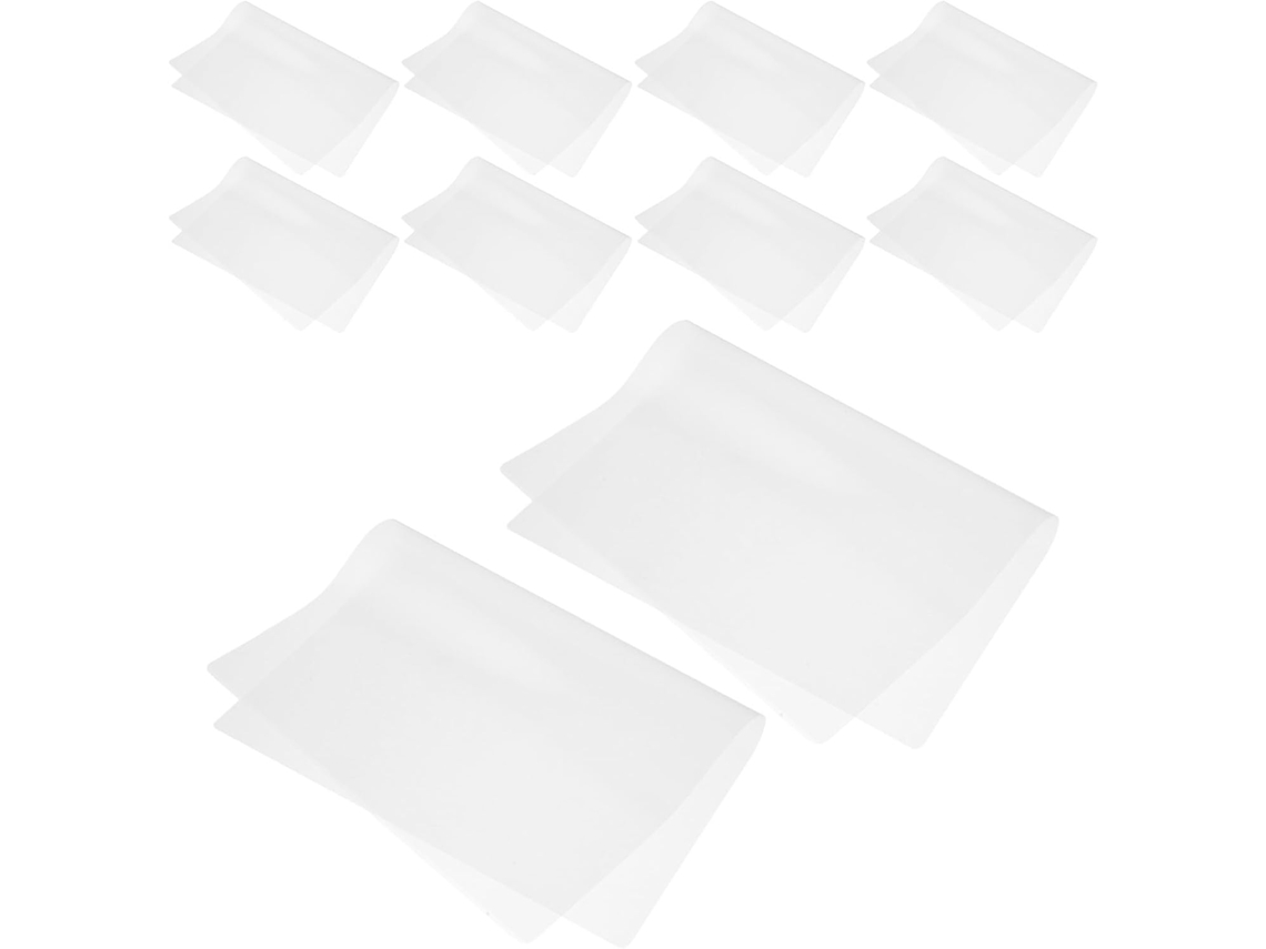 Zerodeko A4 100 Folhas De Película Protetora Laminação Em Pvc Alta Resistência E Transparência Documentos Cartões