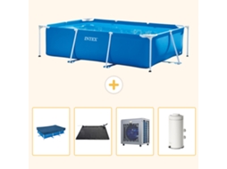 Intex Piscina Com Estrutura Retangular - 300x200x75 Cm - 5-peças S2