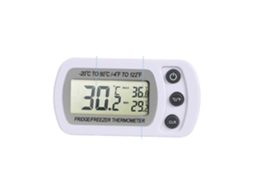 Termômetro Digital Para Geladeira Magiclulu, Pacote Com 2 Unidades, Fácil De Usar Com Visor Lcd E Gancho, Material Abs