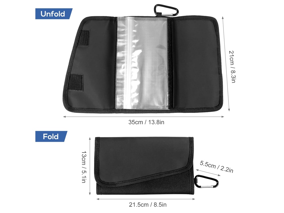 Mala de Isca de Pesca Impermeável com Carabiner