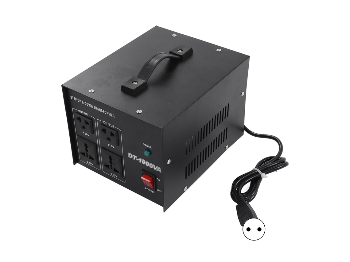Regulador de tensão, conversor, transformador de potência monofásico de 1000 W