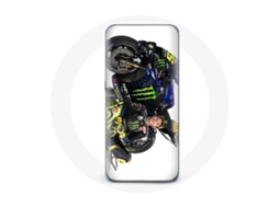 Capa para Samsung Galaxy A3 2017 Piloto de Velocidade Valentino Rossi Fundo Branco