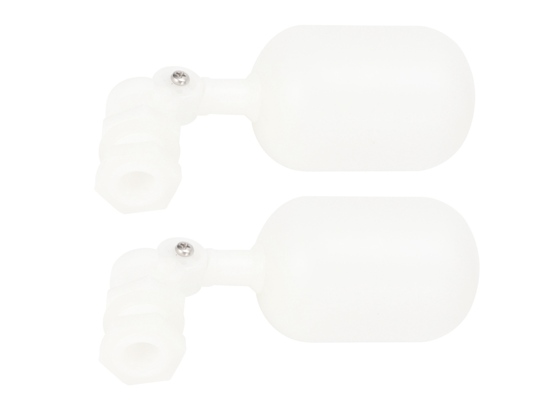 Válvula Flutuante Plástica Rosca Macho G3/8 Controle Nível Água 2 Unidades