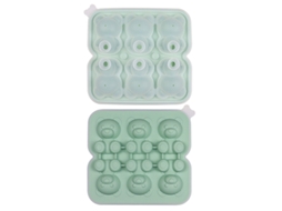 Forma De Gelo 3d Em Forma De Urso, Com Tampa, Ideal Para Cocktails E Whisky. Reutilizável E Própria Para Alimentos. Verde Hexinyigjly