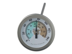 Termômetro De Solo Com Sonda Aço Inoxidável 200mm, Medidor Temperatura Para Jardim, Compostagem, Cuidados