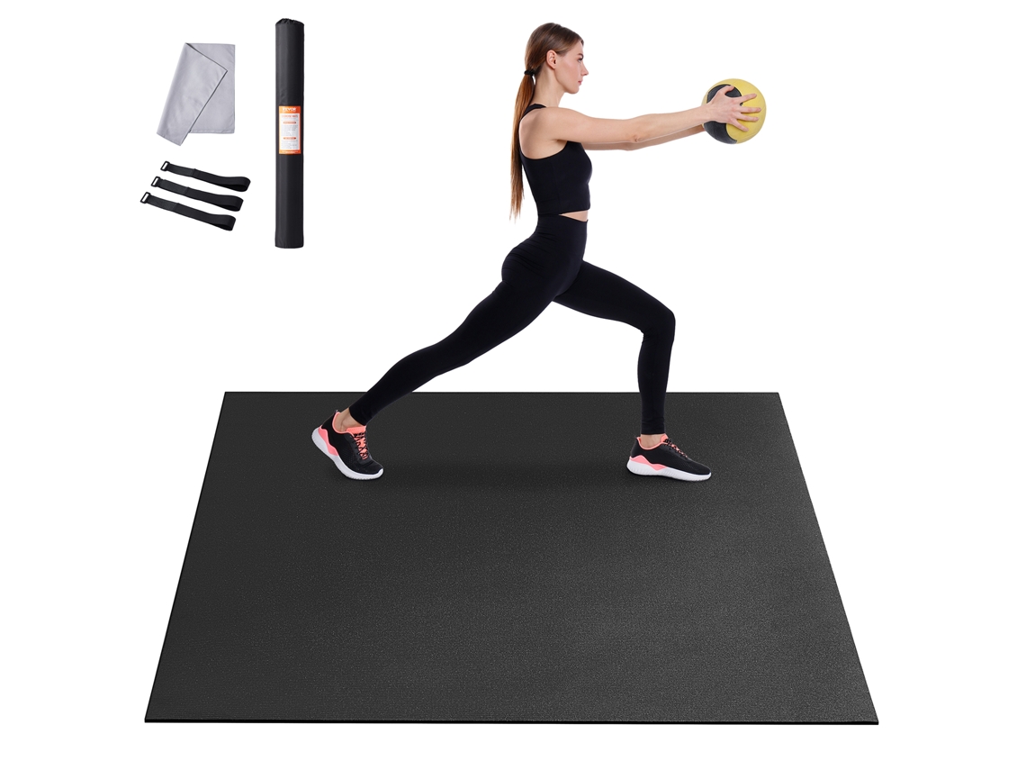 Tapete de Exercícios VEVOR Tapete de Ioga Antiderrapante para Ginástica e Treino de Pilatos 7X5 Pés
