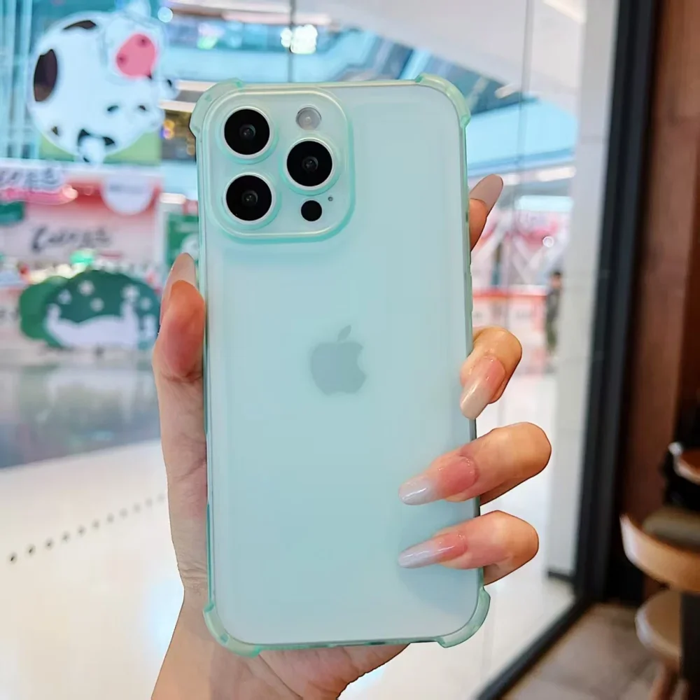 Capa Para Celular (cyan 16plus) Fosca E Resistente A Impactos, Transparente E Ultrafina.
