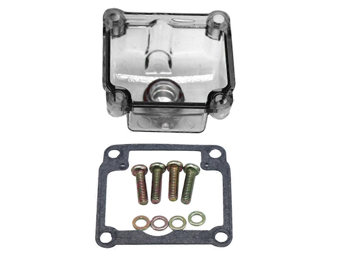 Moto Carburador Transparent Float Carburador Oil Cup Carburador Base Cover Suitable Para Dellort Phbg As Ad Gray